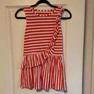 Wonder Nation Pink and White Striped Dress